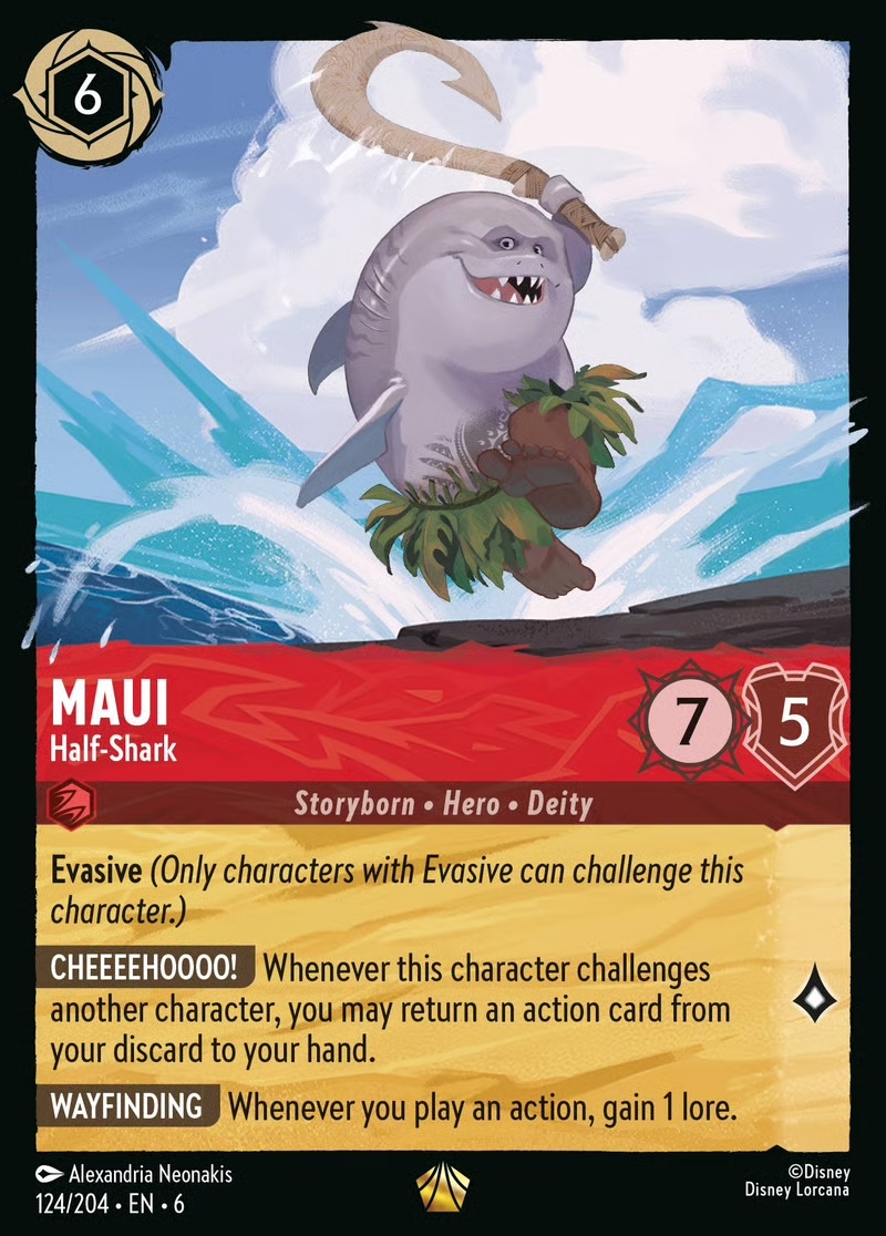 124/204 EN 6 Maui（Half-Shark）