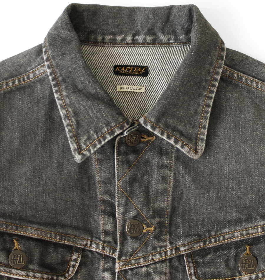 KAPITAL 2026 14oz Black Denim Westerner Regular - PRE ORDER ITEM (預訂中)