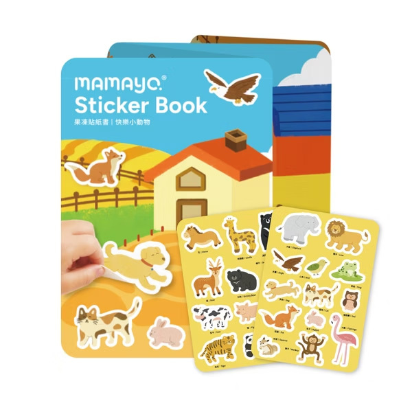 【mamayo】果凍貼紙書-多款可選