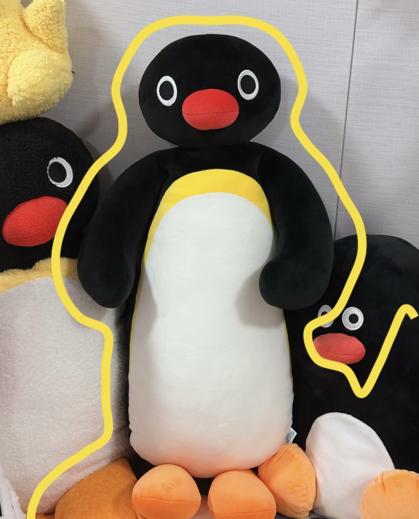 韓國濟州島限定 PINGU 企鵝家族 乖巧長鵝玩偶 65cm