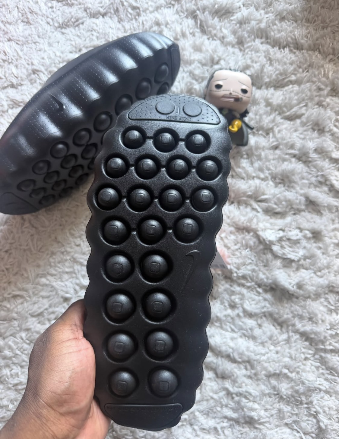 NIKE MIND 001 黑色 全黑 賽前穆勒鞋 拖鞋 新科技 機能性 獨立泡棉 激發感官 男女鞋 HQ4307-015