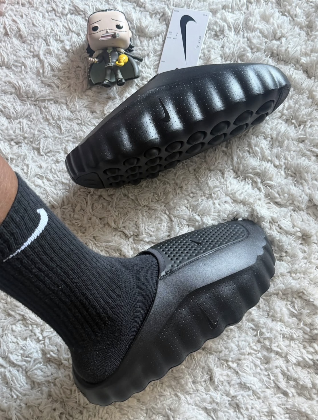 NIKE MIND 001 黑色 全黑 賽前穆勒鞋 拖鞋 新科技 機能性 獨立泡棉 激發感官 男女鞋 HQ4307-015