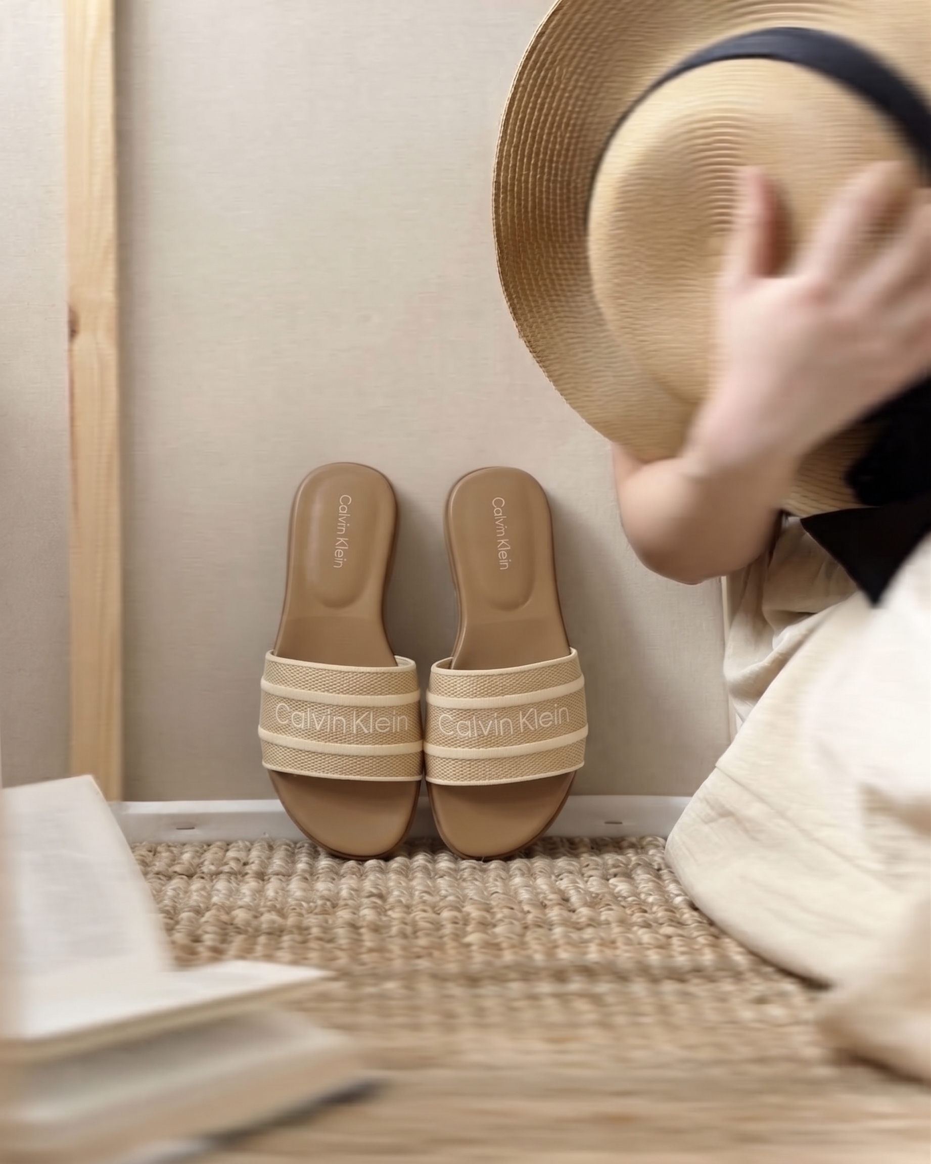 Calvin Klein Kendell Sandals 編織鞋 涼鞋 拖鞋 兩色