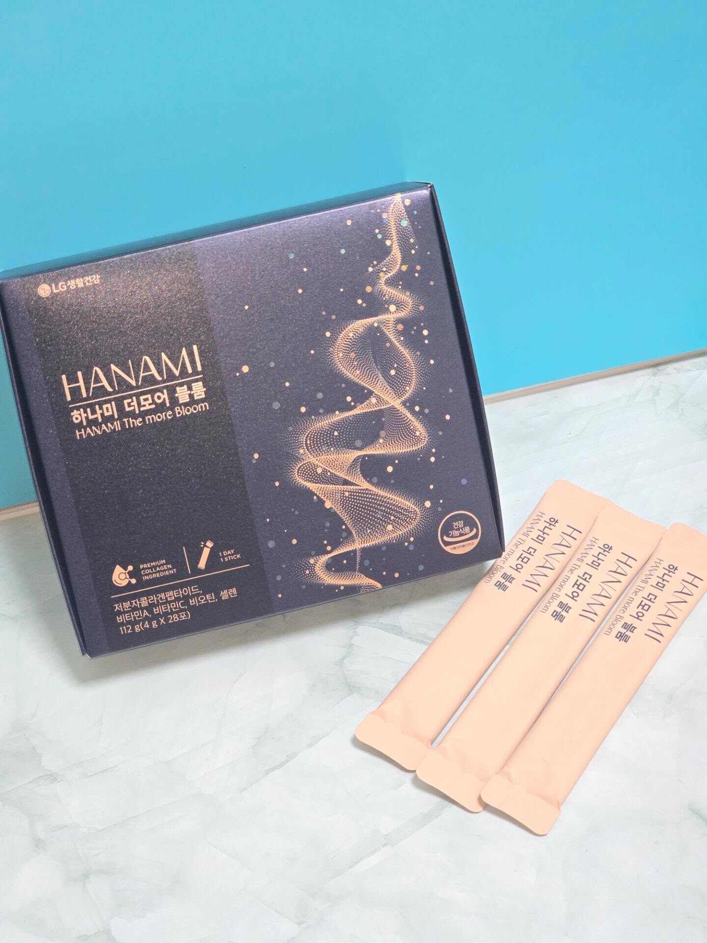【韓國預購】DKR090205 LG HANAMI 花見育髮咀嚼顆粒｜4g × 28包
