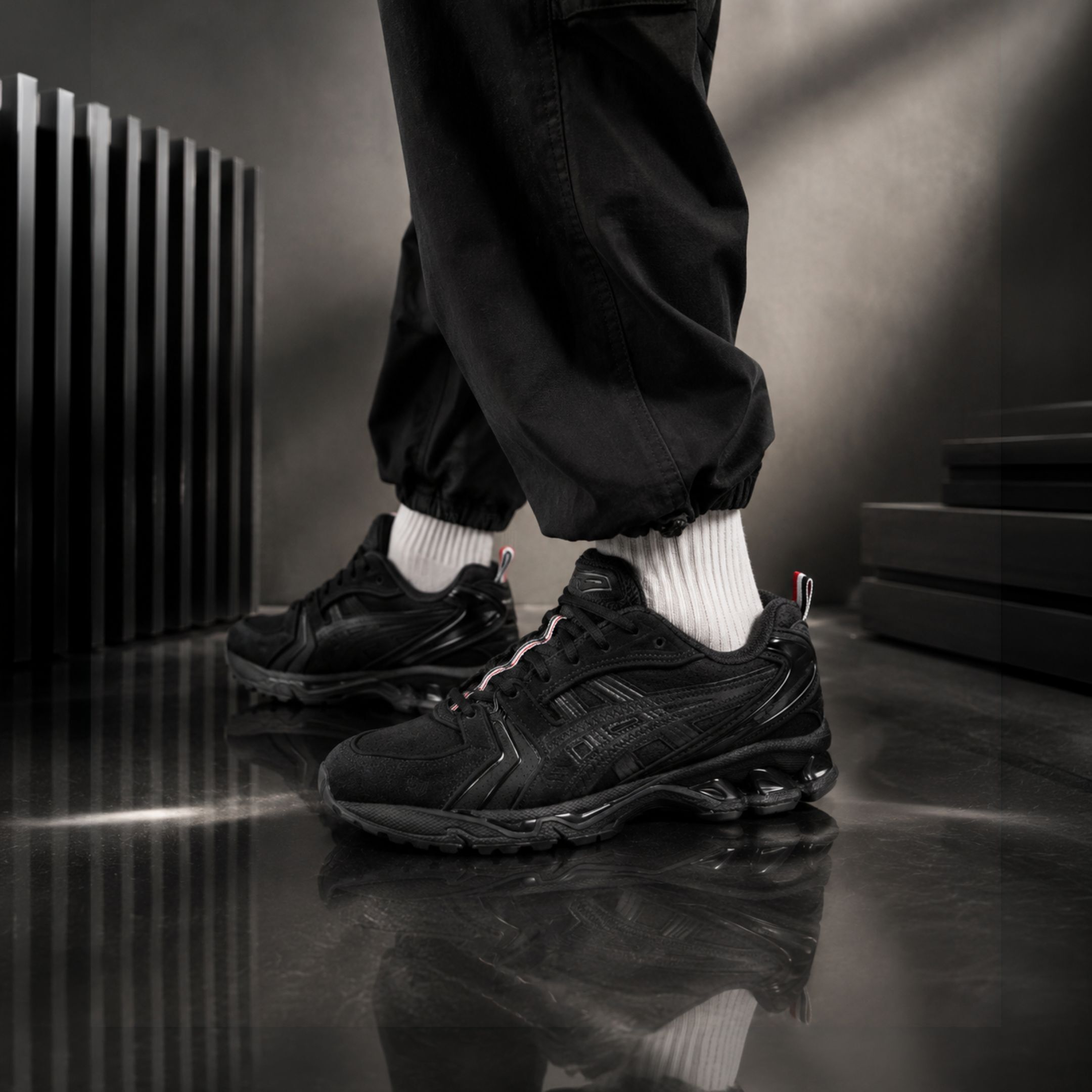 NICEDAY 代購 ASICS x Thom Browne x GEL-KAYANO 14 黑 聯名 黑色 TB 黑影 灰黑 英國 湯姆 布朗