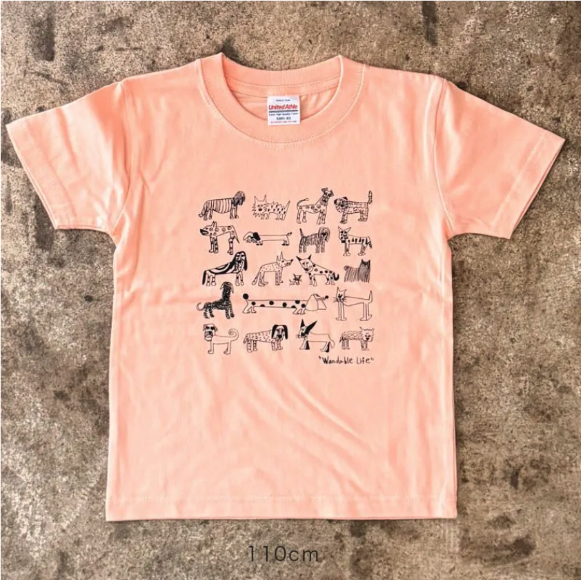 日本ChiBee 狗狗 KID插畫短Ｔ