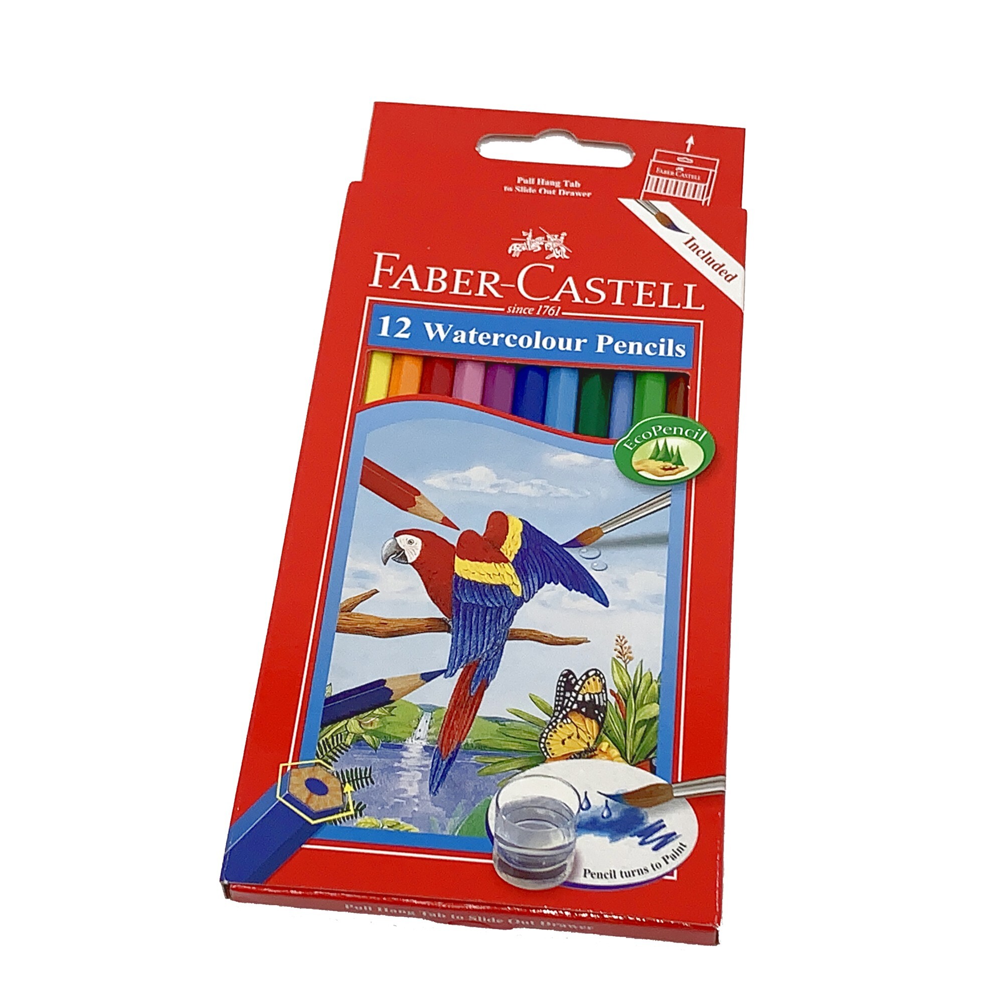 German 12 Watercolour pencil Parrot (paper box) #114462《Original Authorized》