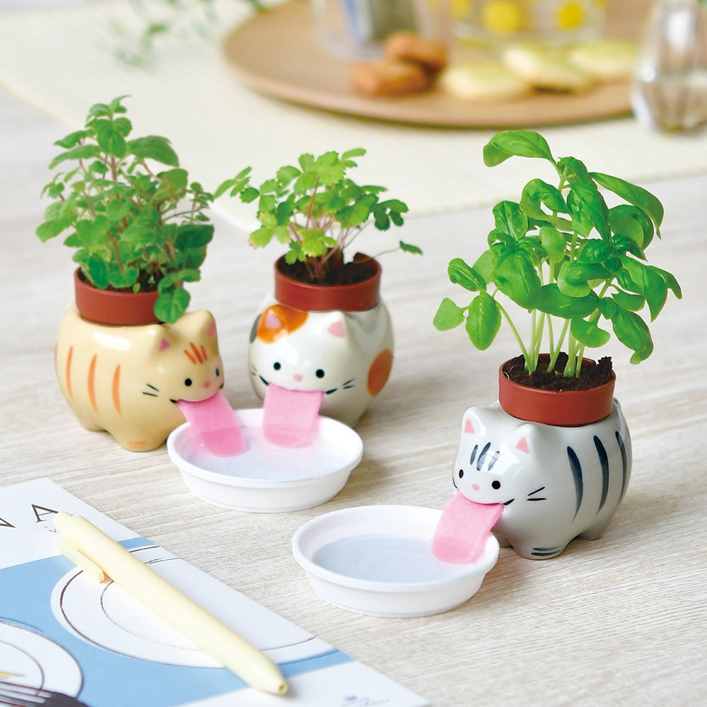 Peropon吐舌動物自動吸水種植組 [共3款可選擇]