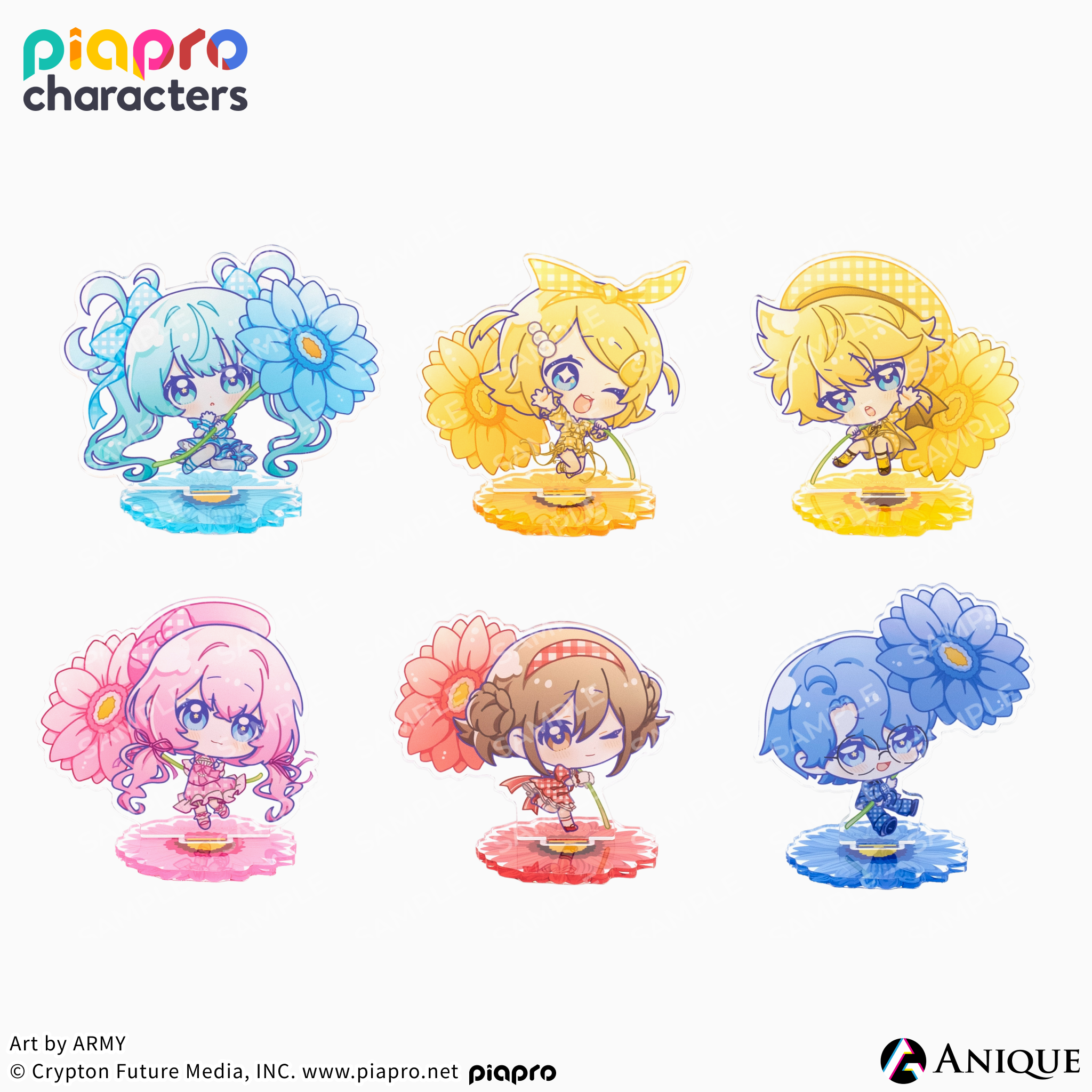 《Piapro Characters》【Flower*Retro Look】Q版壓克力立牌