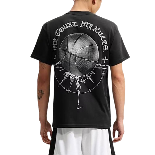 【官網限定】Nike 籃球印花 T 恤 黑 IM5055-010 IX