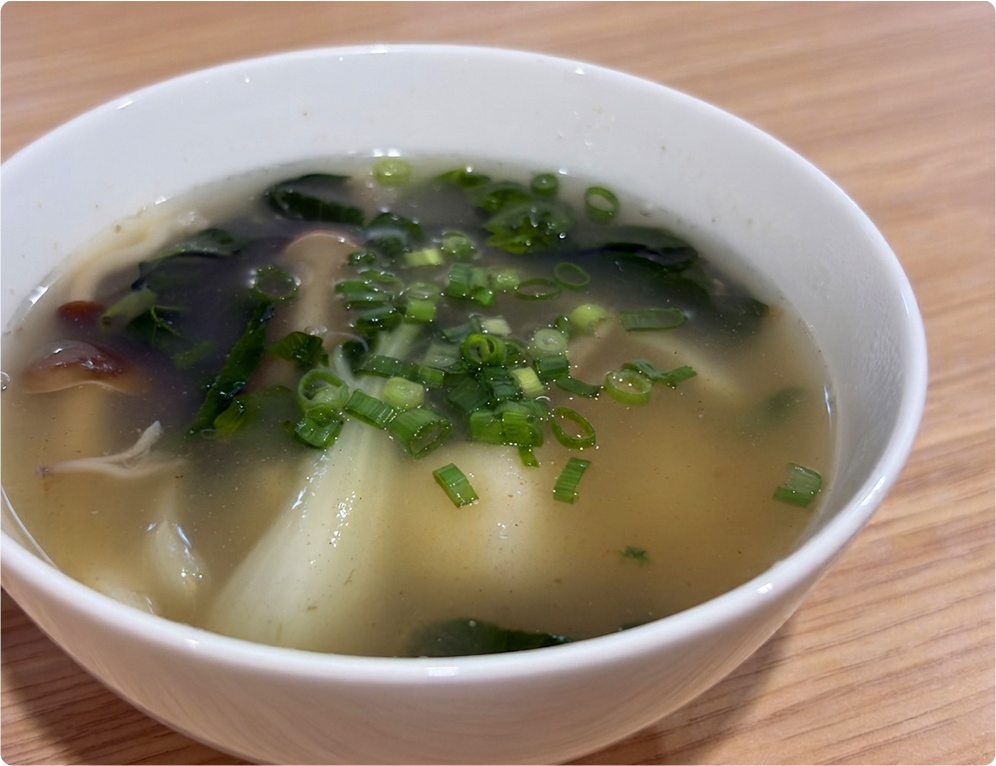 蔬菜麻糬湯