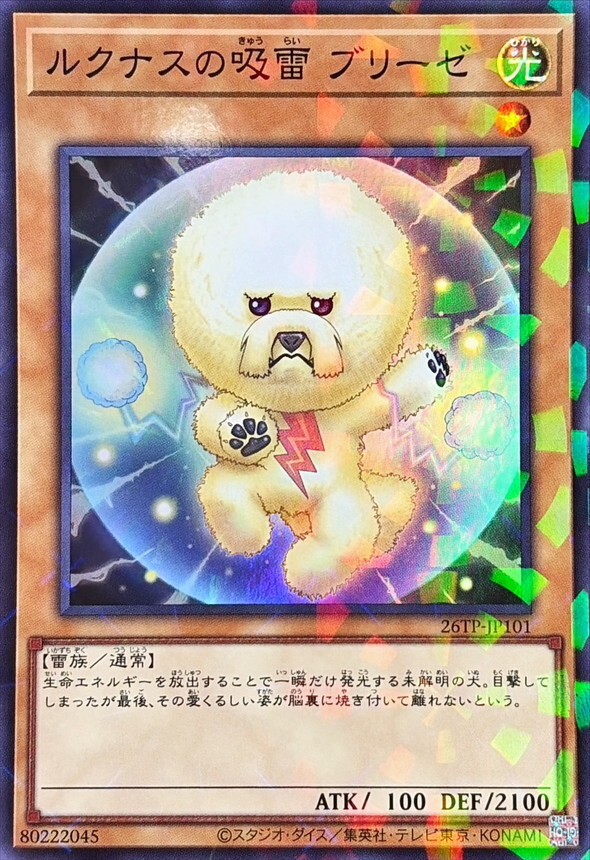 26TP-JP101 ルクナスの吸雷ブリーゼ (P-SR)