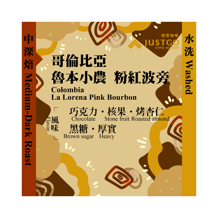 [中深焙] 哥倫比亞 魯本小農 粉紅波旁 [水洗]