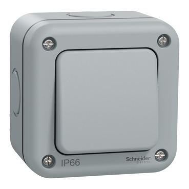 R106 Schneider 10A 單位中途開關 (灰色) IP66