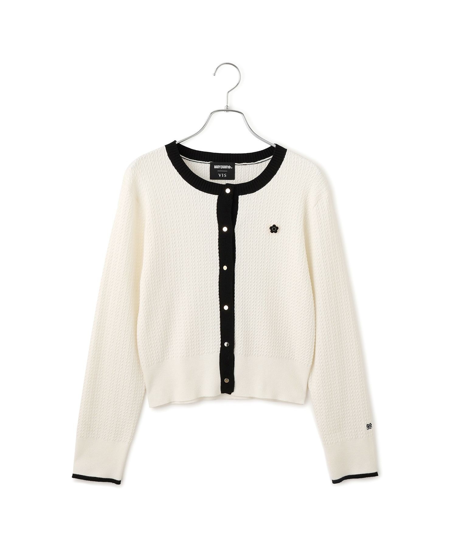 MARY QUANT x VIS / Daisy Motif Cardigan