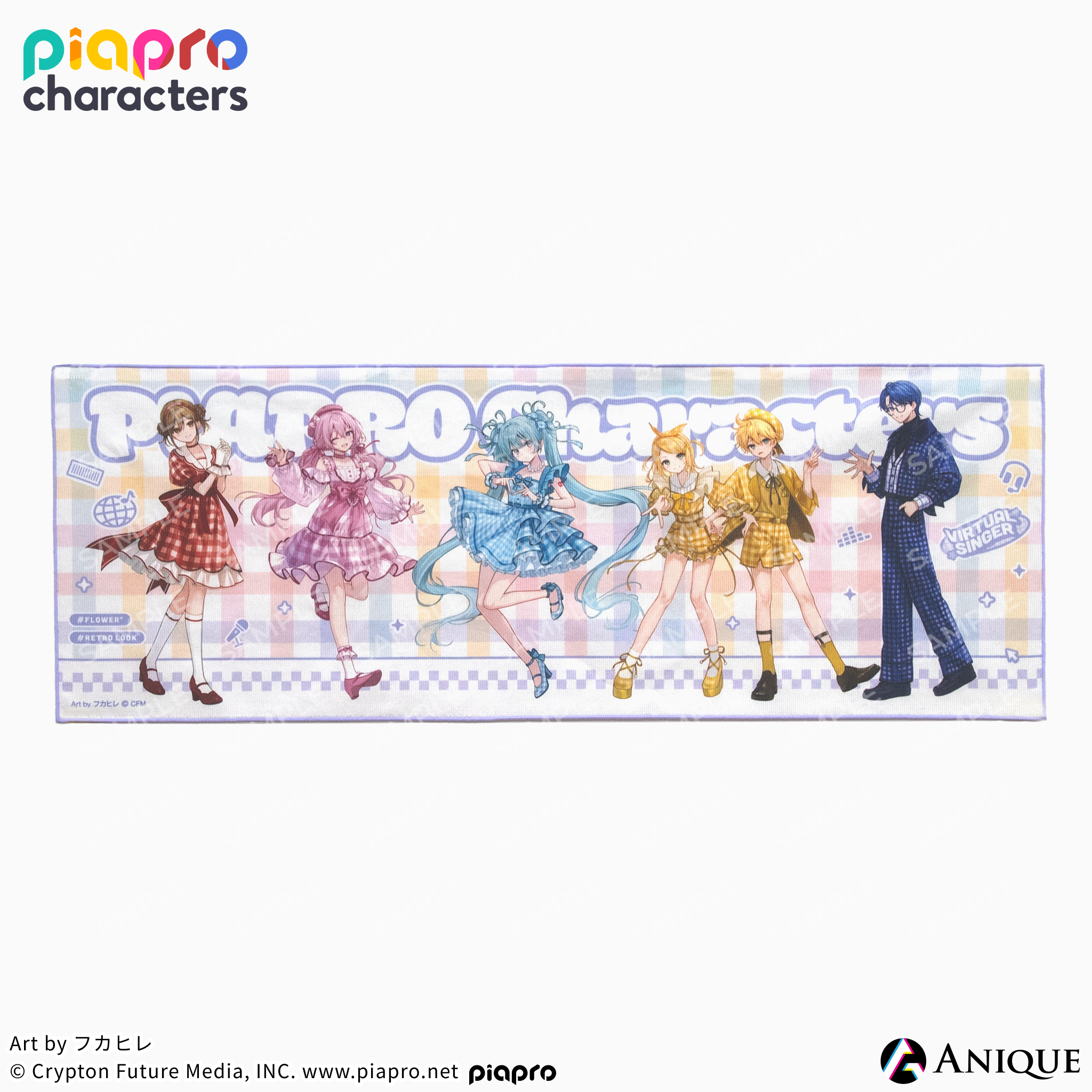 《Piapro Characters》【Flower*Retro Look】大毛巾