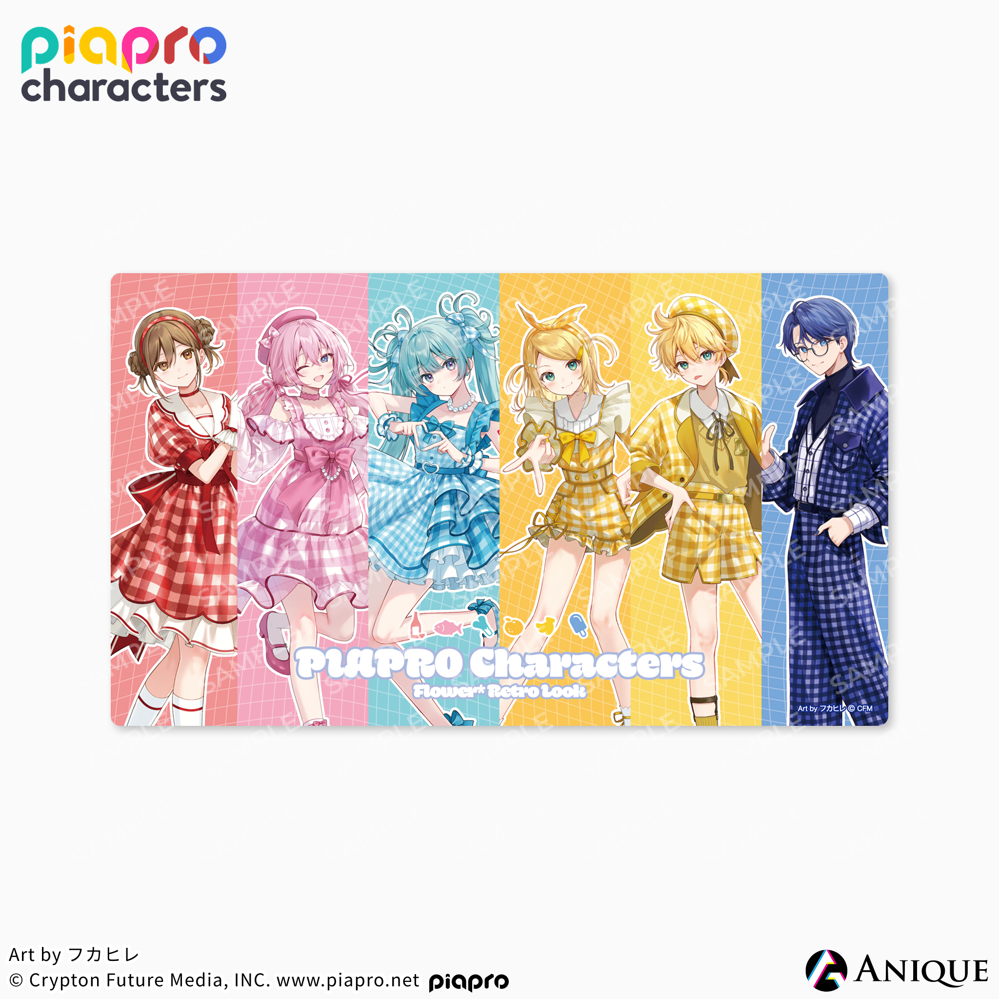 《Piapro Characters》【Flower*Retro Look】多功能墊