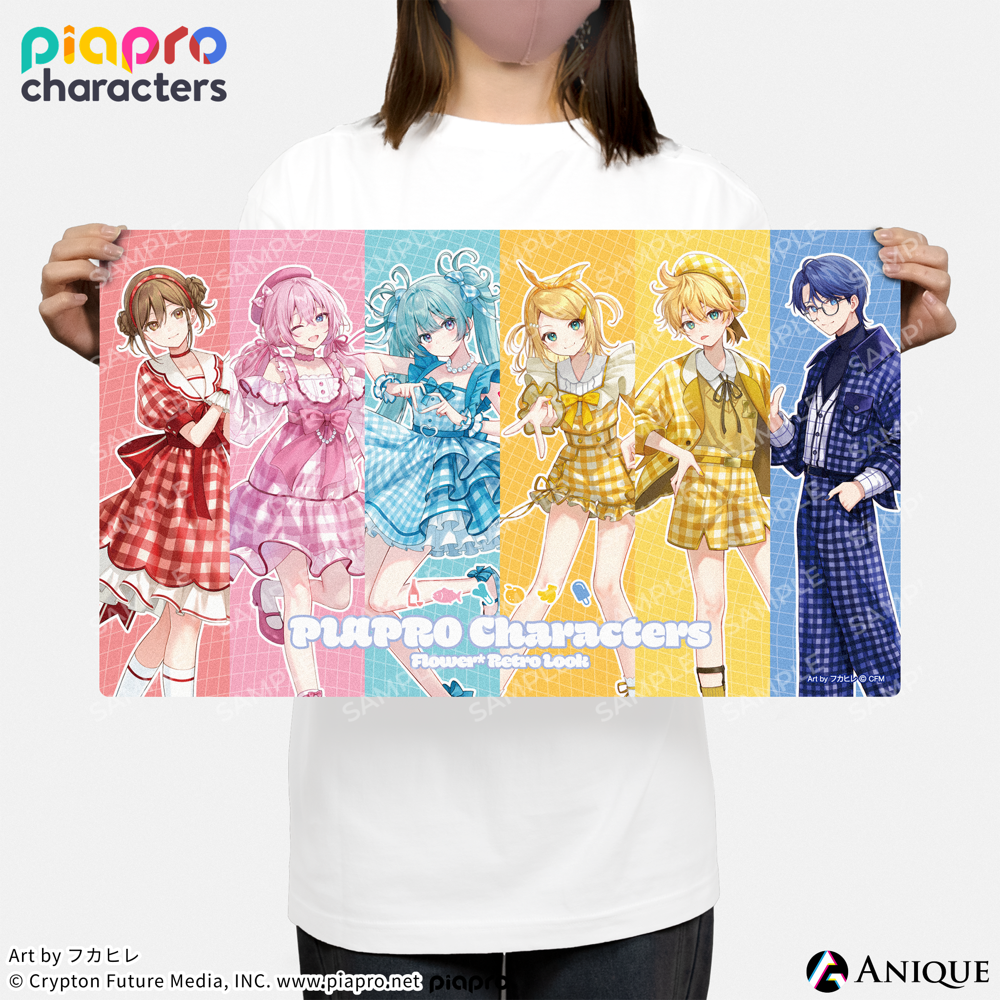 《Piapro Characters》【Flower*Retro Look】多功能墊