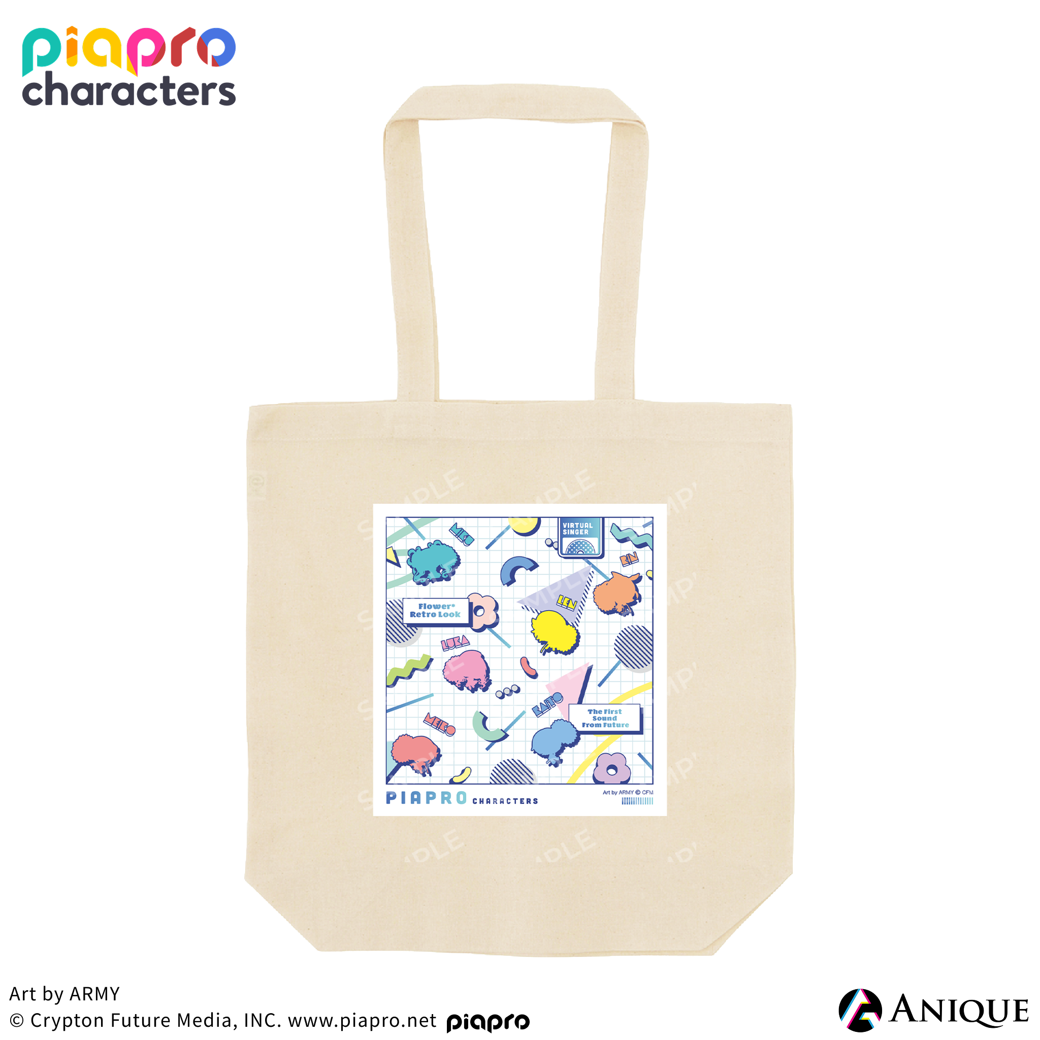 《Piapro Characters》【Flower*Retro Look】托特包