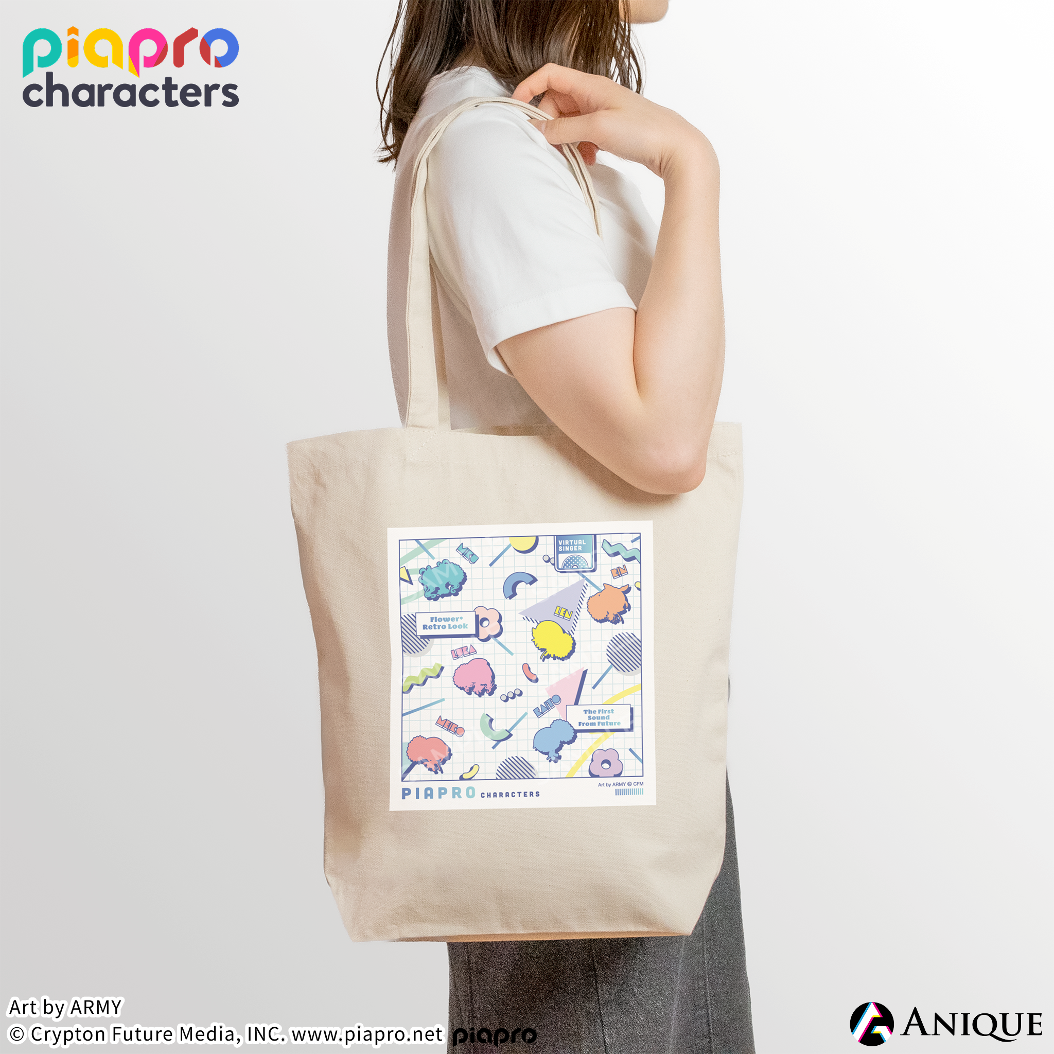 《Piapro Characters》【Flower*Retro Look】托特包