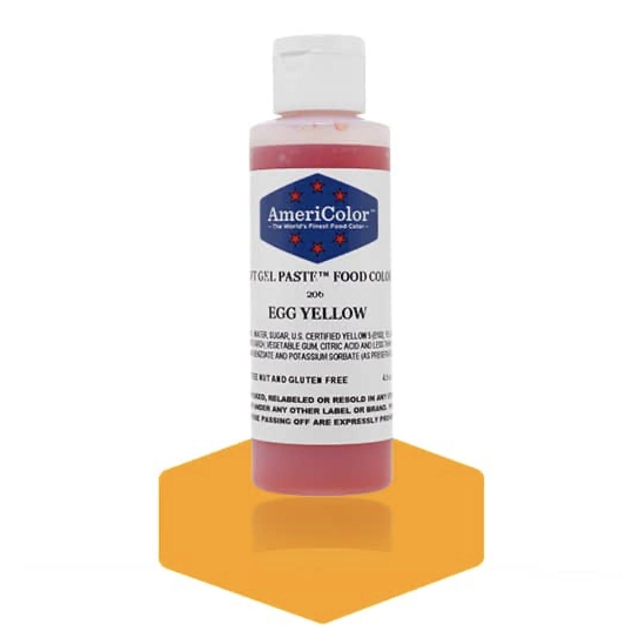 AmeriColor Soft Gel Paste Food Colour Egg Yellow 128g