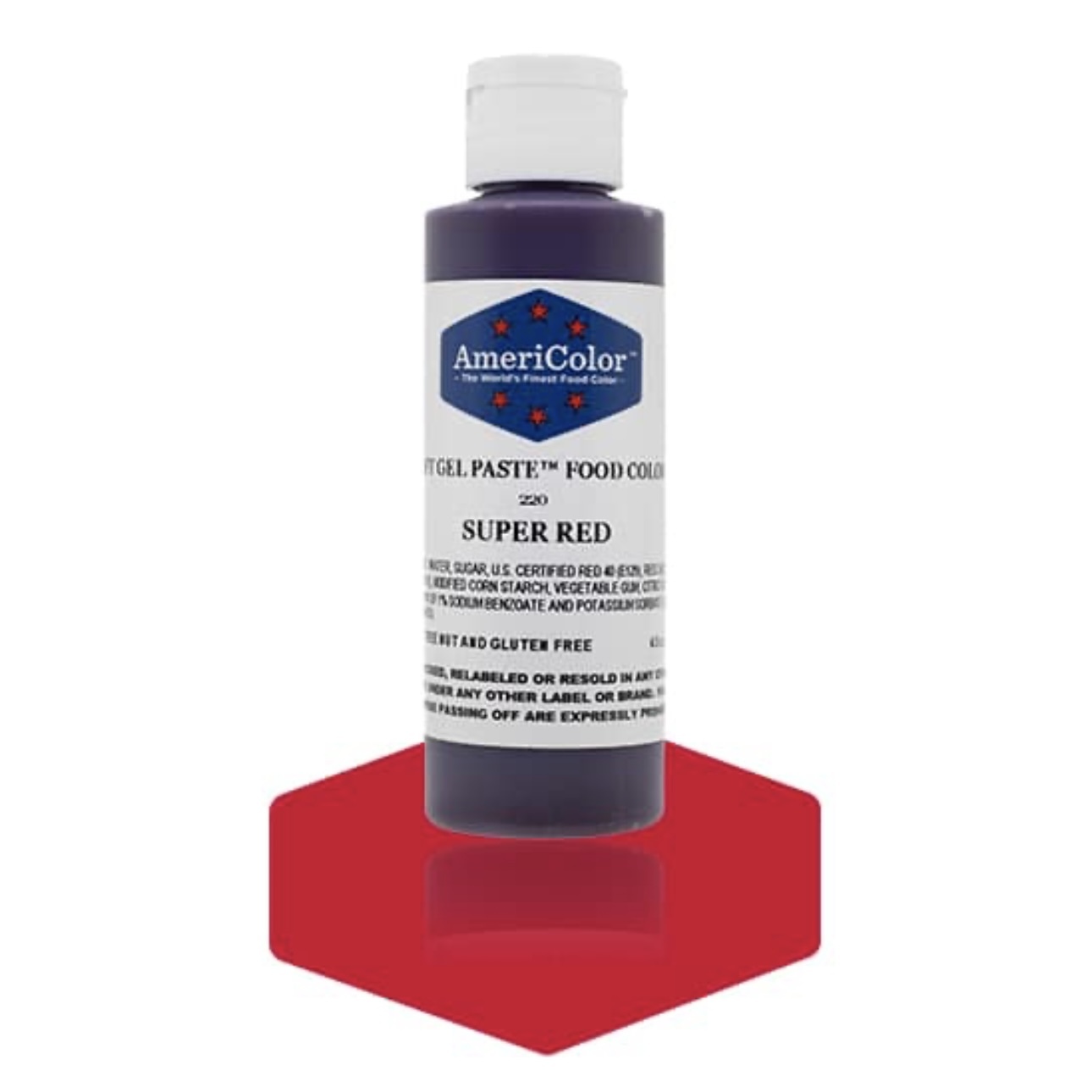 AmeriColor Soft Gel Paste Food Colour Super Red 128g