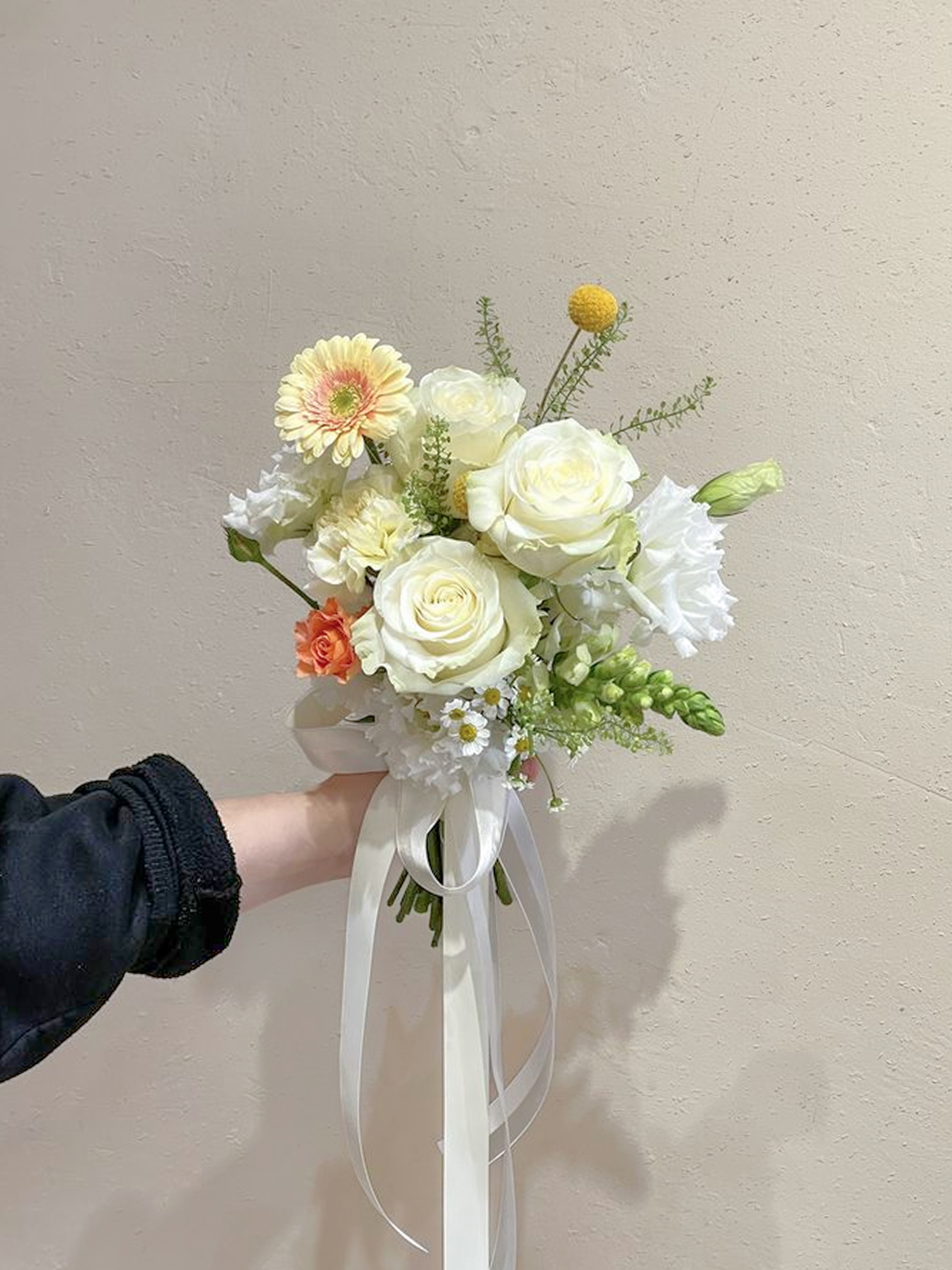 【設計師款】時髦自然型 鮮花捧花 S