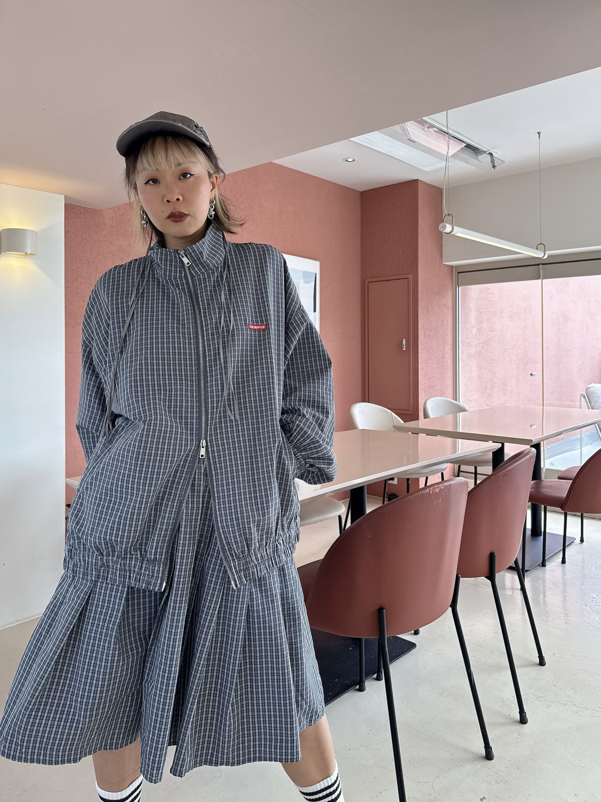 Classic checked jacket