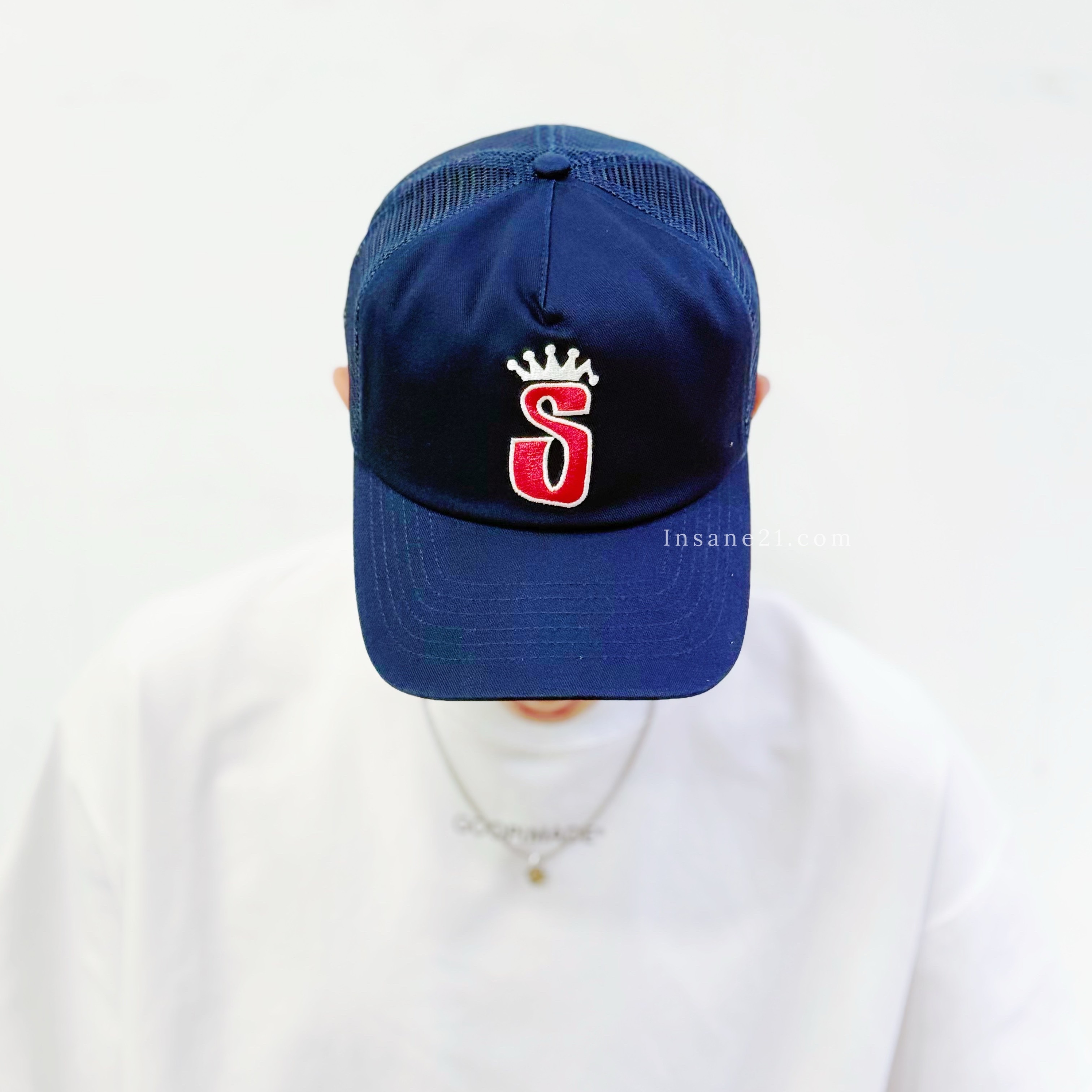 STUSSY 皇冠大S LOGO 老帽 網格卡車帽 帽子 棒球帽