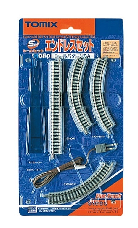 Tomix 91080 N Scale Super Mini Rail Set Endless Set (Track Pattern SA)