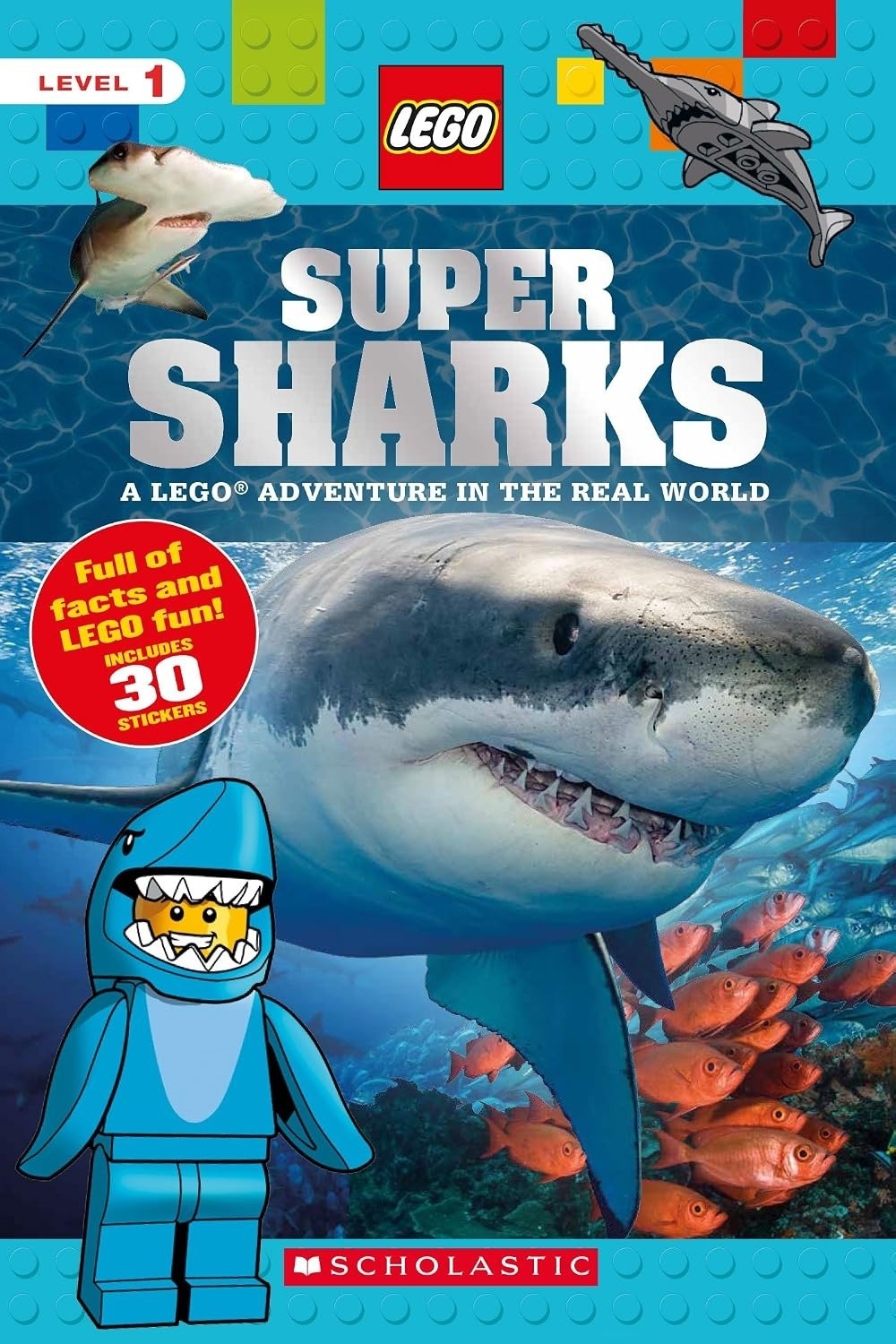 【$138/3本】LEGO NONFICTION: SUPER SHARKS