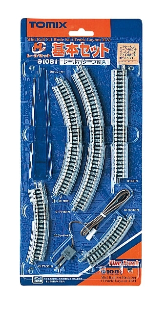 Tomix 91081 N Scale Mini rail set basic set (Track pattern MA)