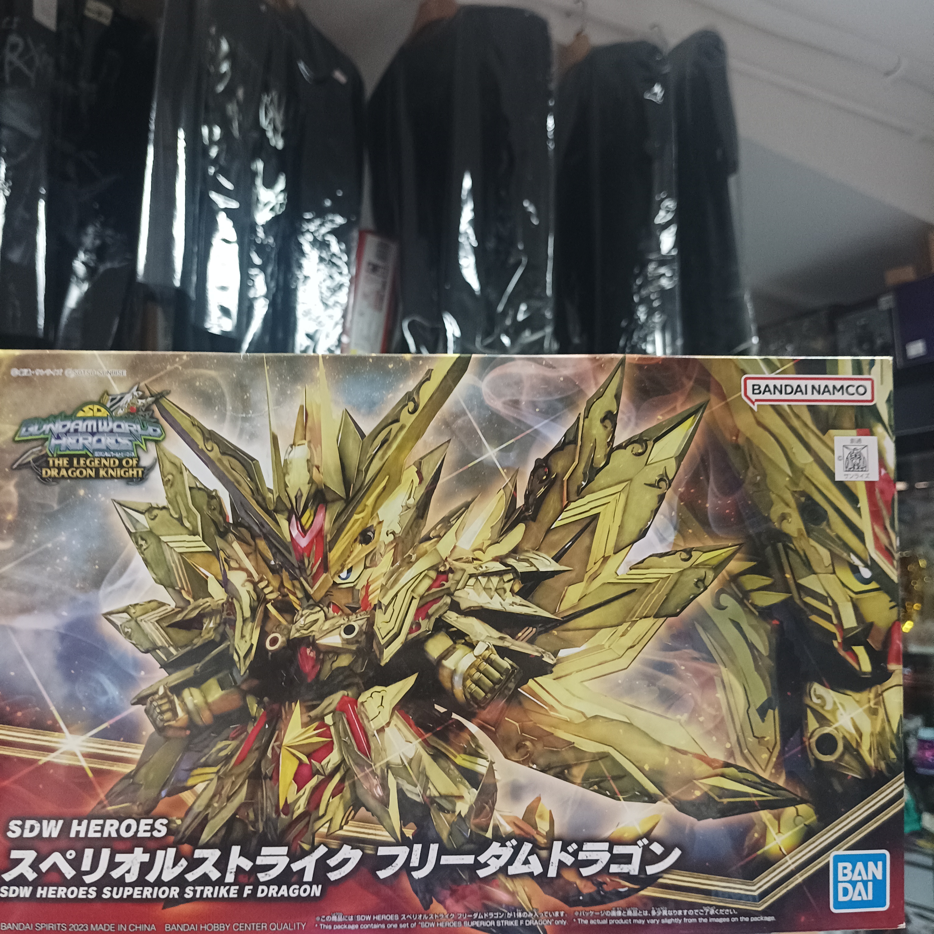 寄賣-GUNDAM-SDW Heroes Superior Strike F Dragon 金龍