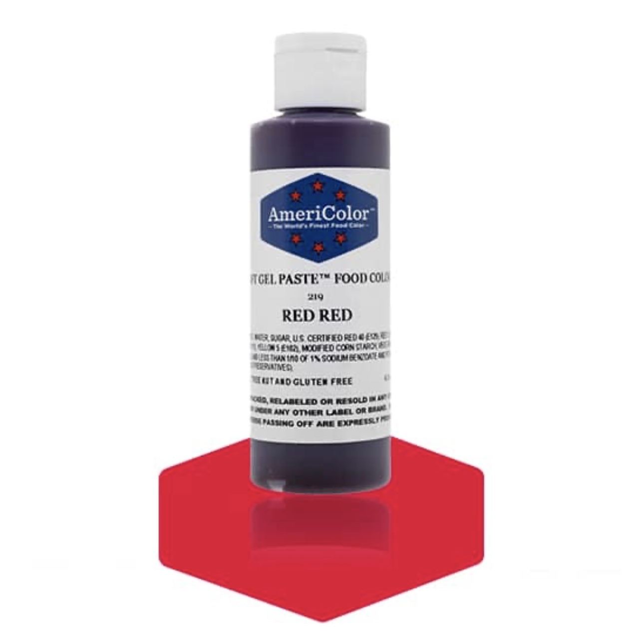 AmeriColor Soft Gel Paste Food Colour Red Red 128g