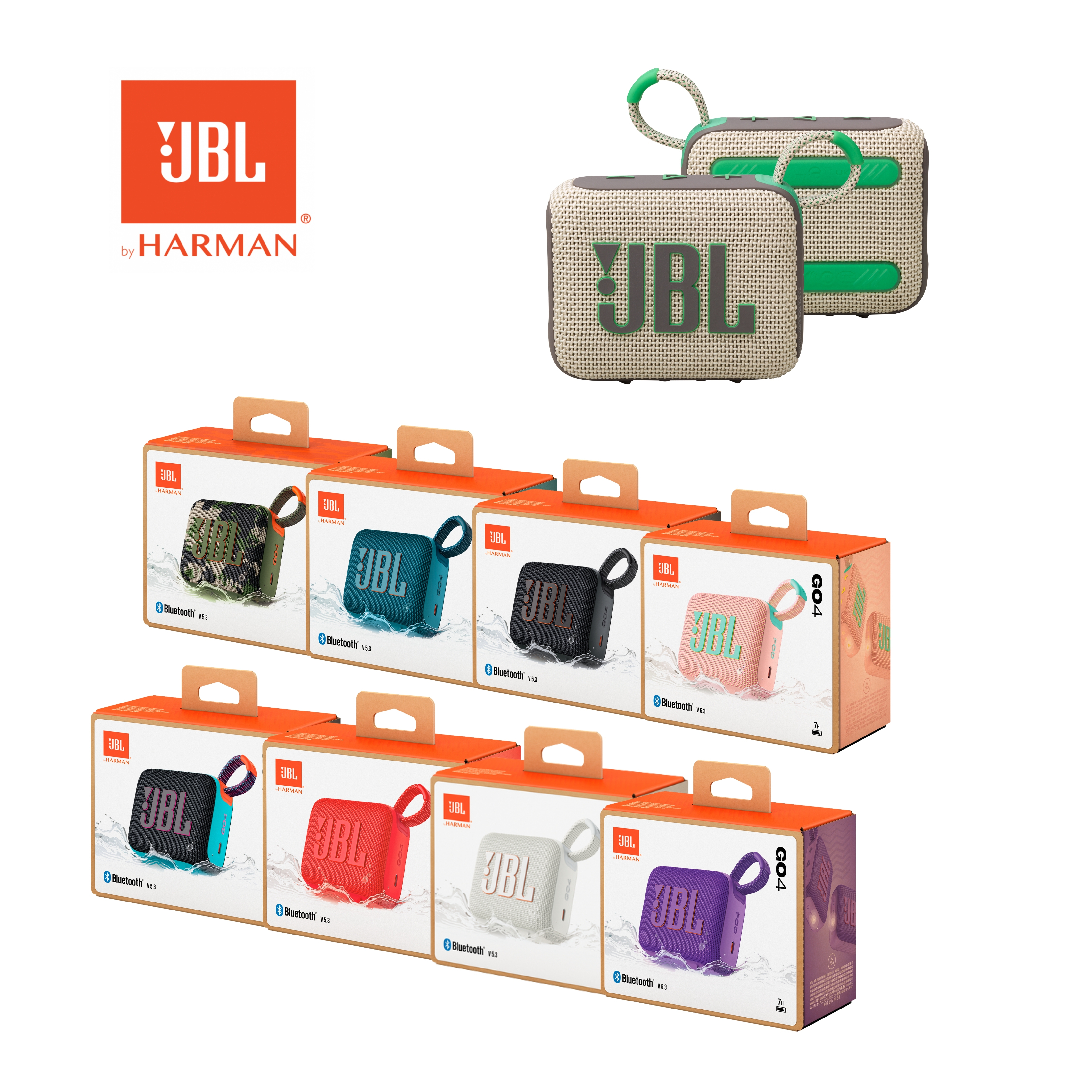 JBL GO4 可攜式防水藍牙喇叭 多款顏色 公司貨 GO4