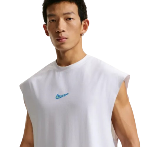 【官網限定】NIKE DF SL TOP STREET 藍色火焰運動t恤 IW1202-100 IX