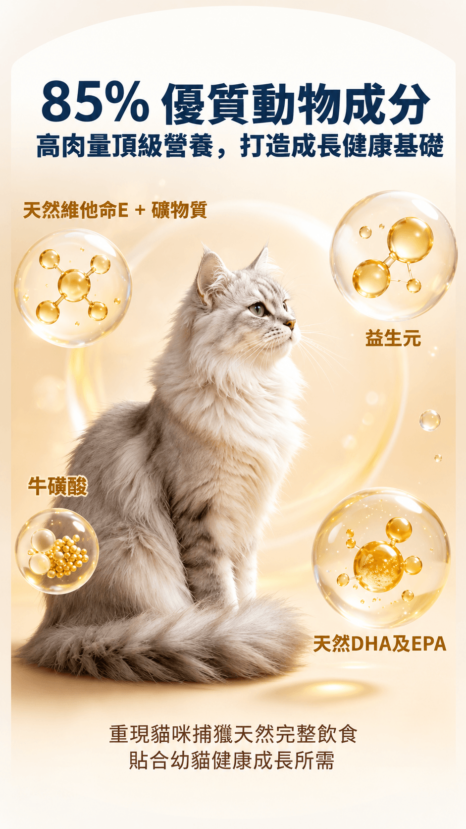 ZiwiPeak (幼貓) 柔蒸溫乾貓糧 (雞肉+南藍鱈)
