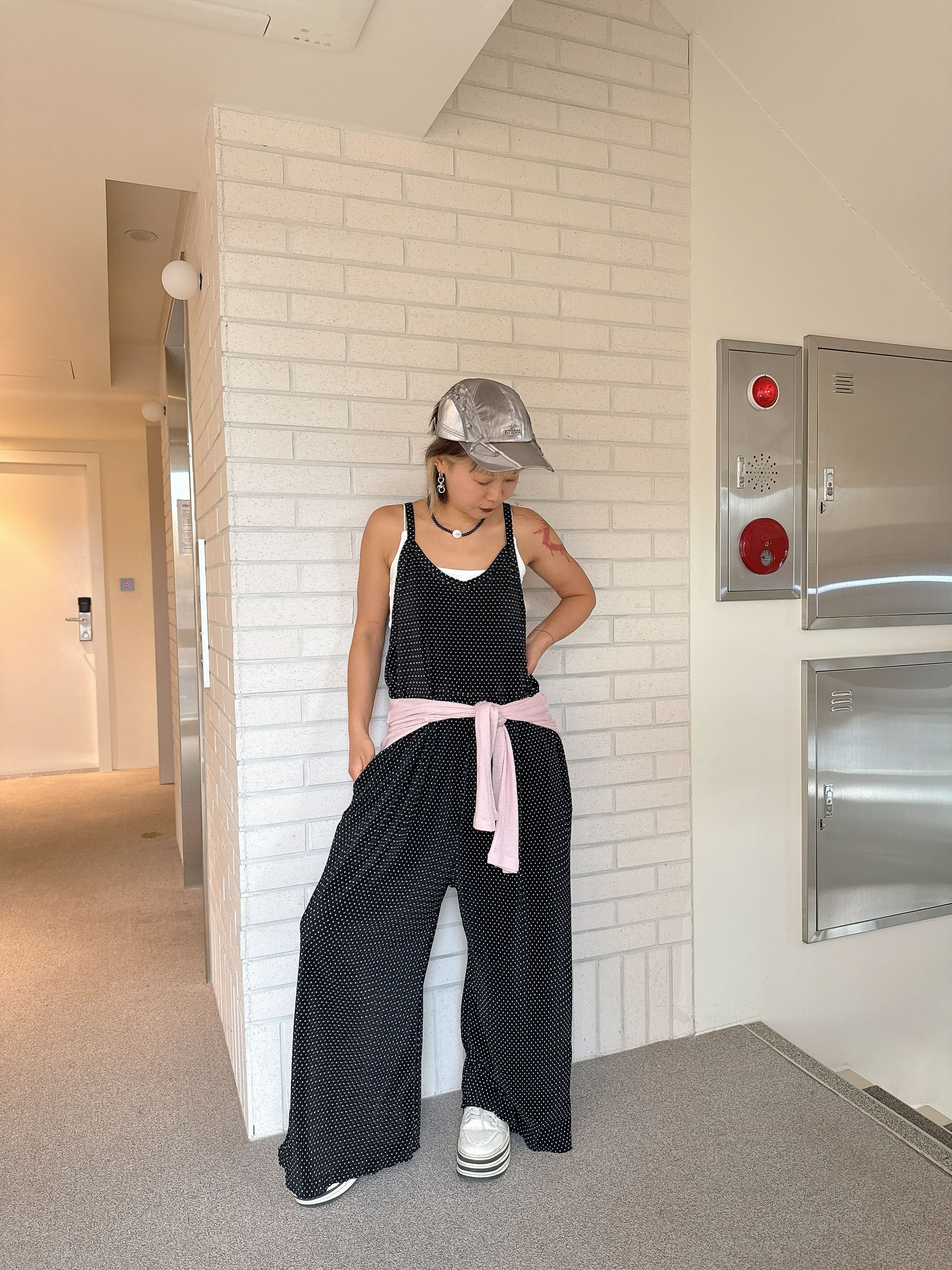 Pleated overall (2 colours)