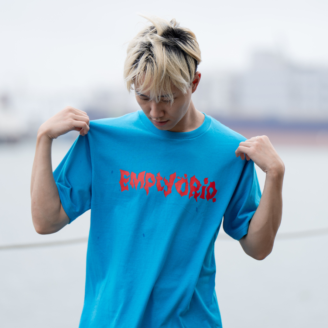 【EmptyORio】藍以低調LOGO TEE