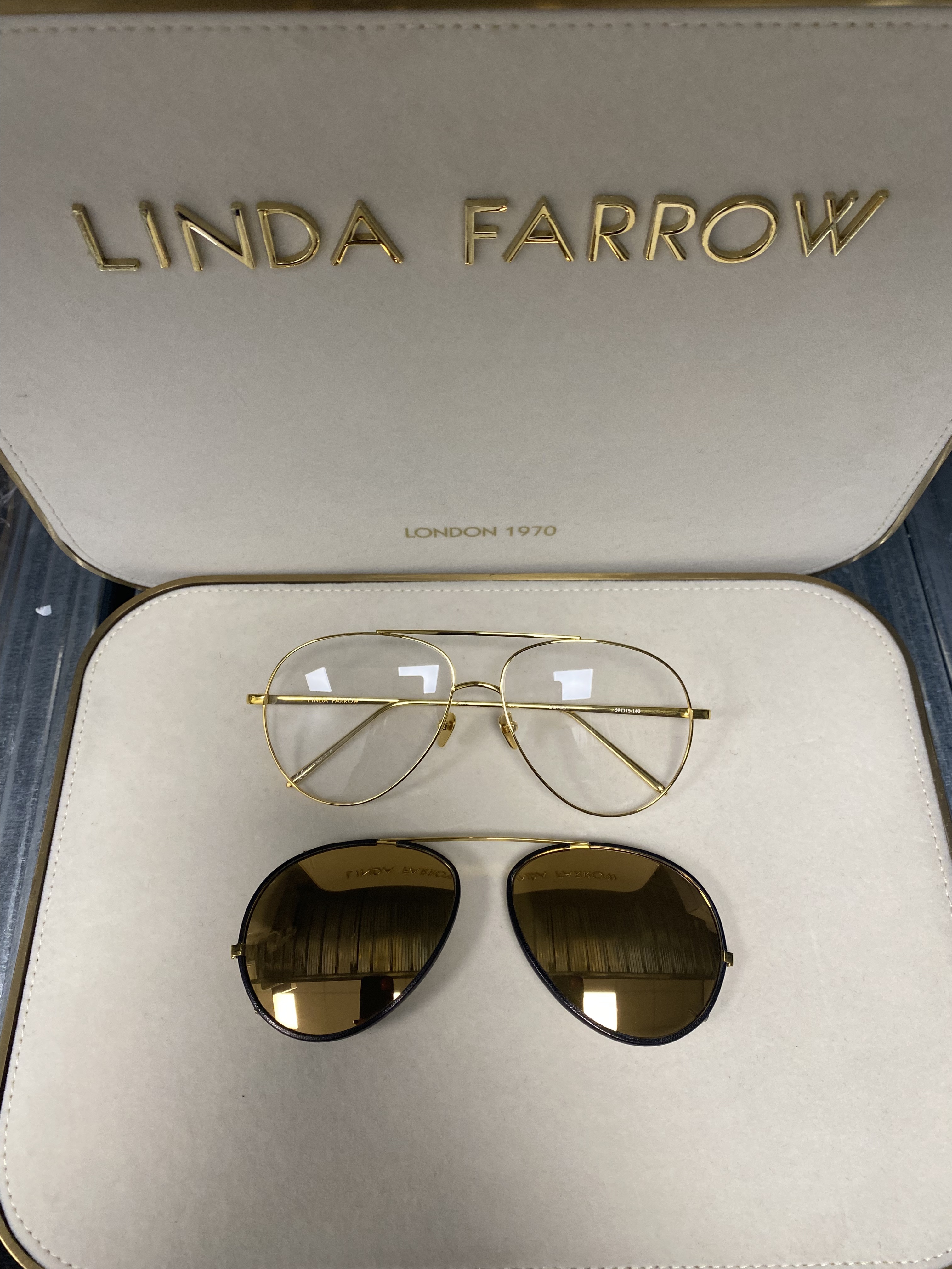 Linda Farrow 783 two way sunglasses