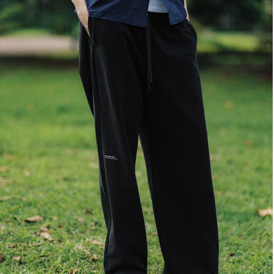 A MINIMAL CLUB PANTS BLACK AM61SP08BK