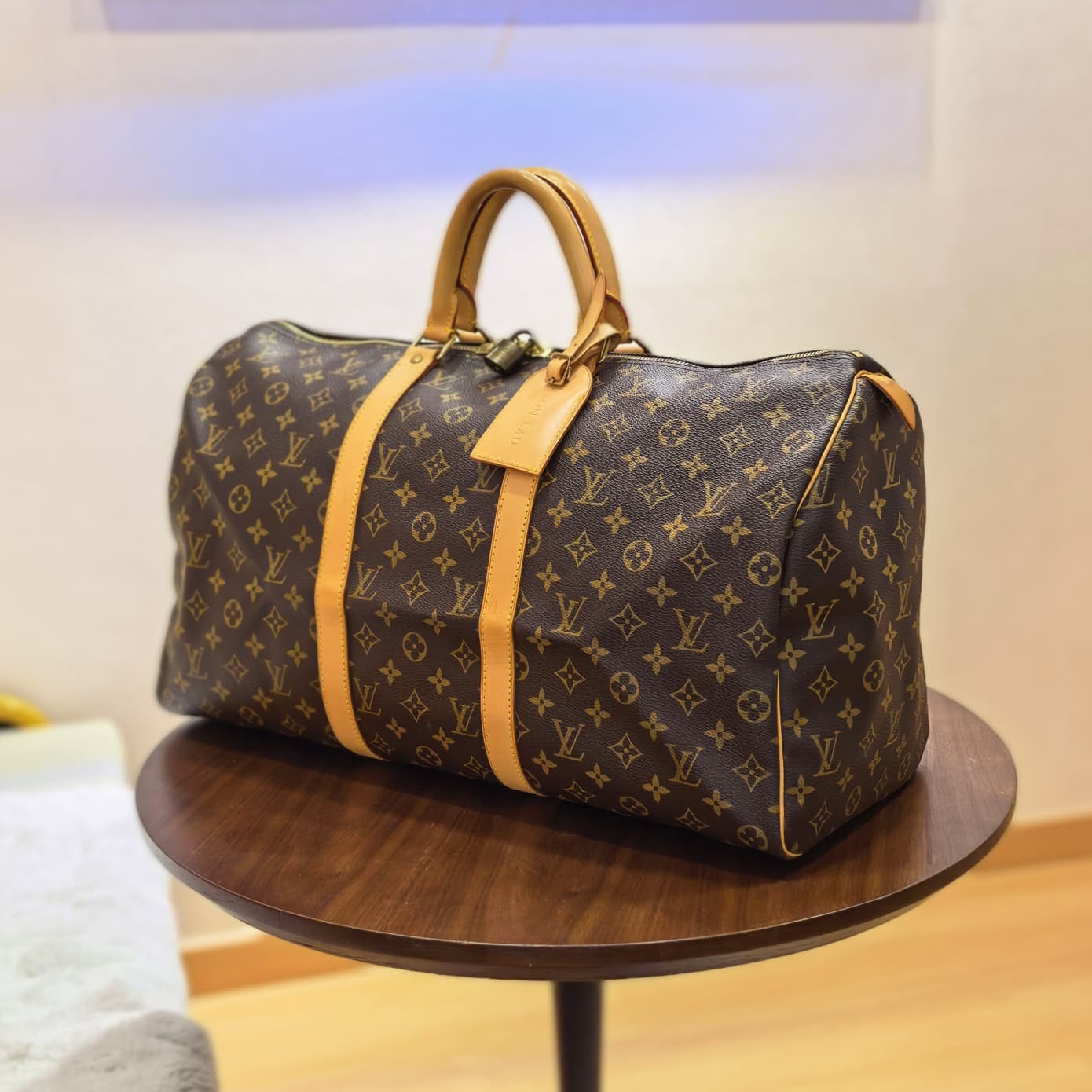 99%NEW二手LV KEEPALL 50, M41426, 經典帆布Monogram, #旅行袋#波士頓包, #香榭站正品