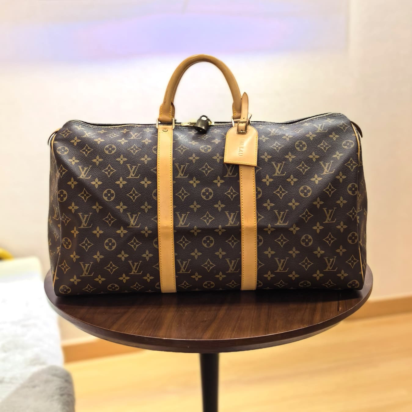 99%NEW二手LV KEEPALL 50, M41426, 經典帆布Monogram, #旅行袋#波士頓包, #香榭站正品