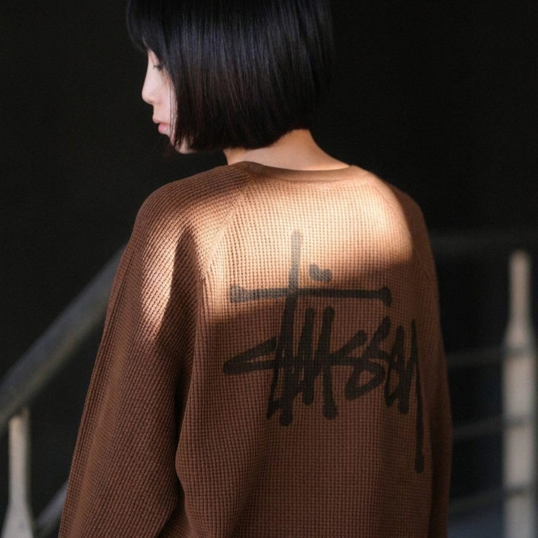 Stüssy BASIC THERMAL 華夫格 大學踢