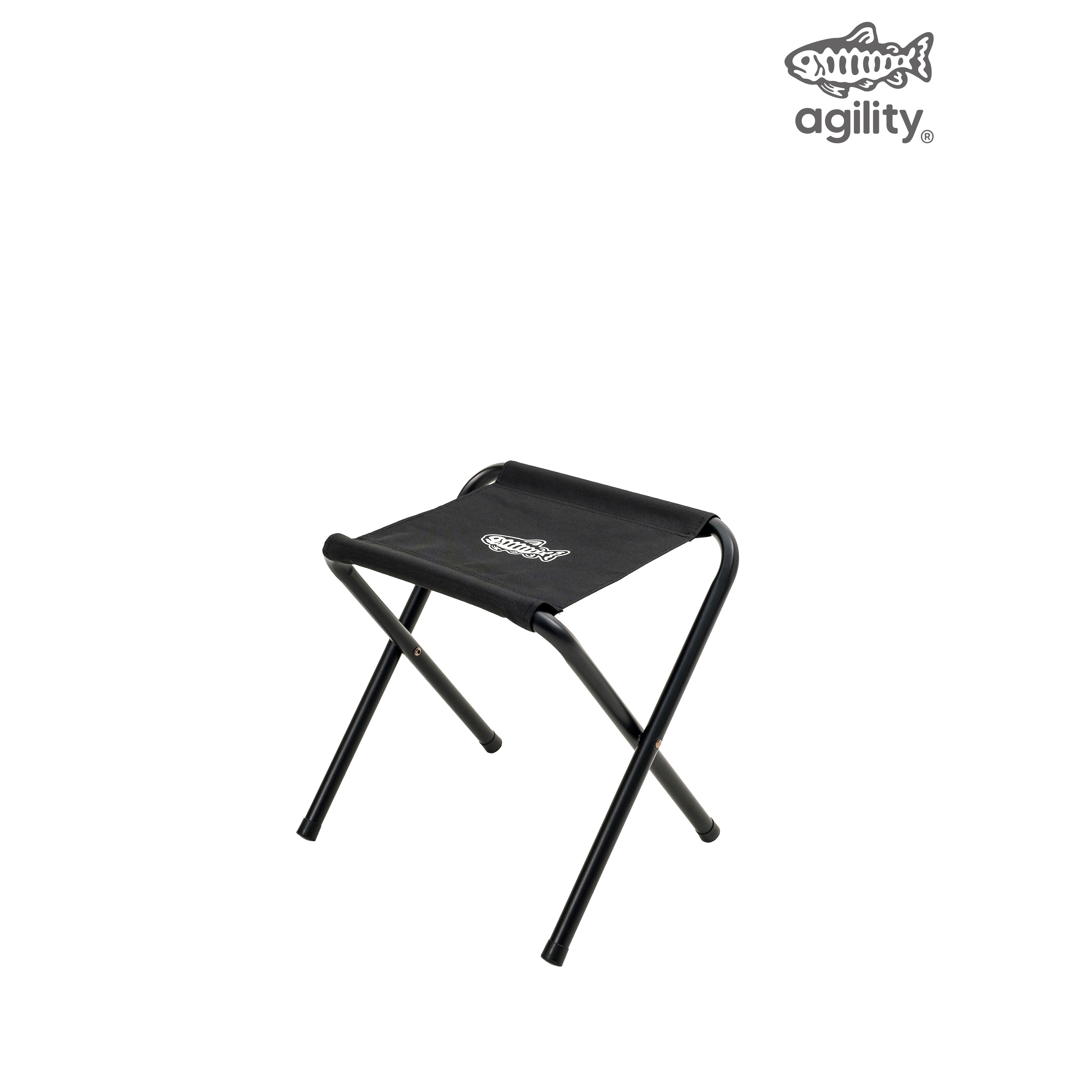AGILITY SP LOGO Fold Stool 椅凳款 鮭魚露營椅 [A-CHR-01]