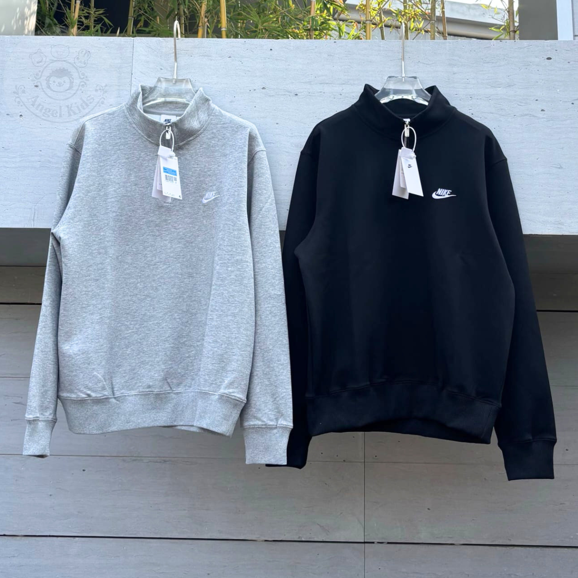 包郵優惠 NIKE Sportswear club立領半拉鏈上衣 @2609