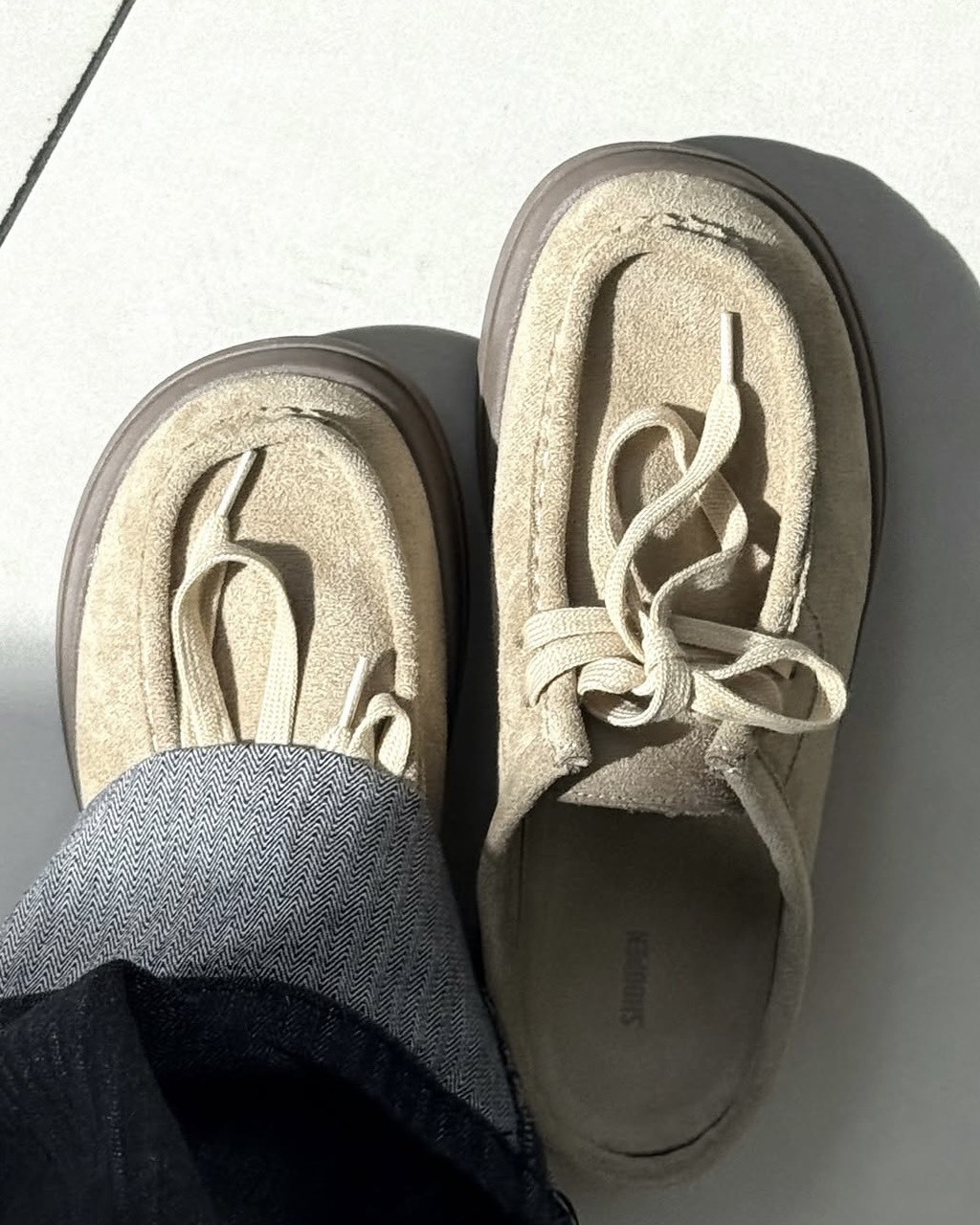 <限時九折>SHOOPEN Mule Wallabee 復古 麂皮 綁帶 拖鞋 穆勒鞋 三色