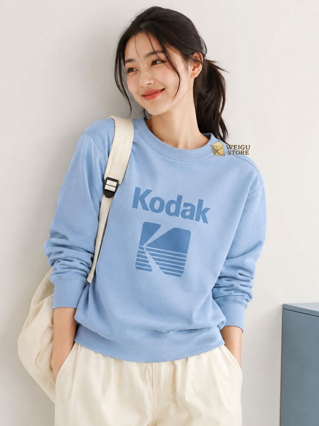 【預購】KODAK 柯達 復古水洗 衛衣 女款 K6322LFSN1