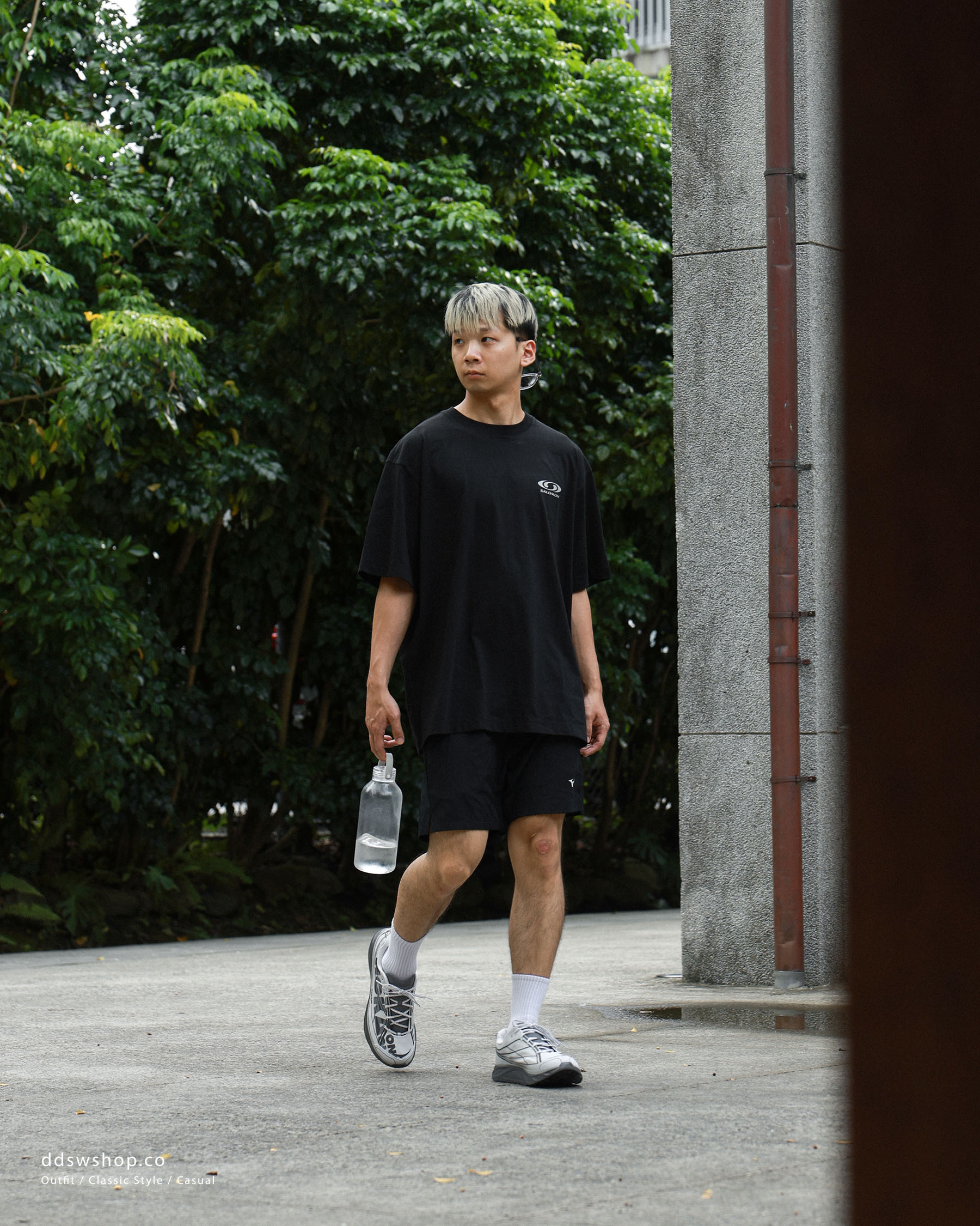 SALOMON SS26 LINK CAMOFLAGE SS V2 重磅 機能 迷彩短T