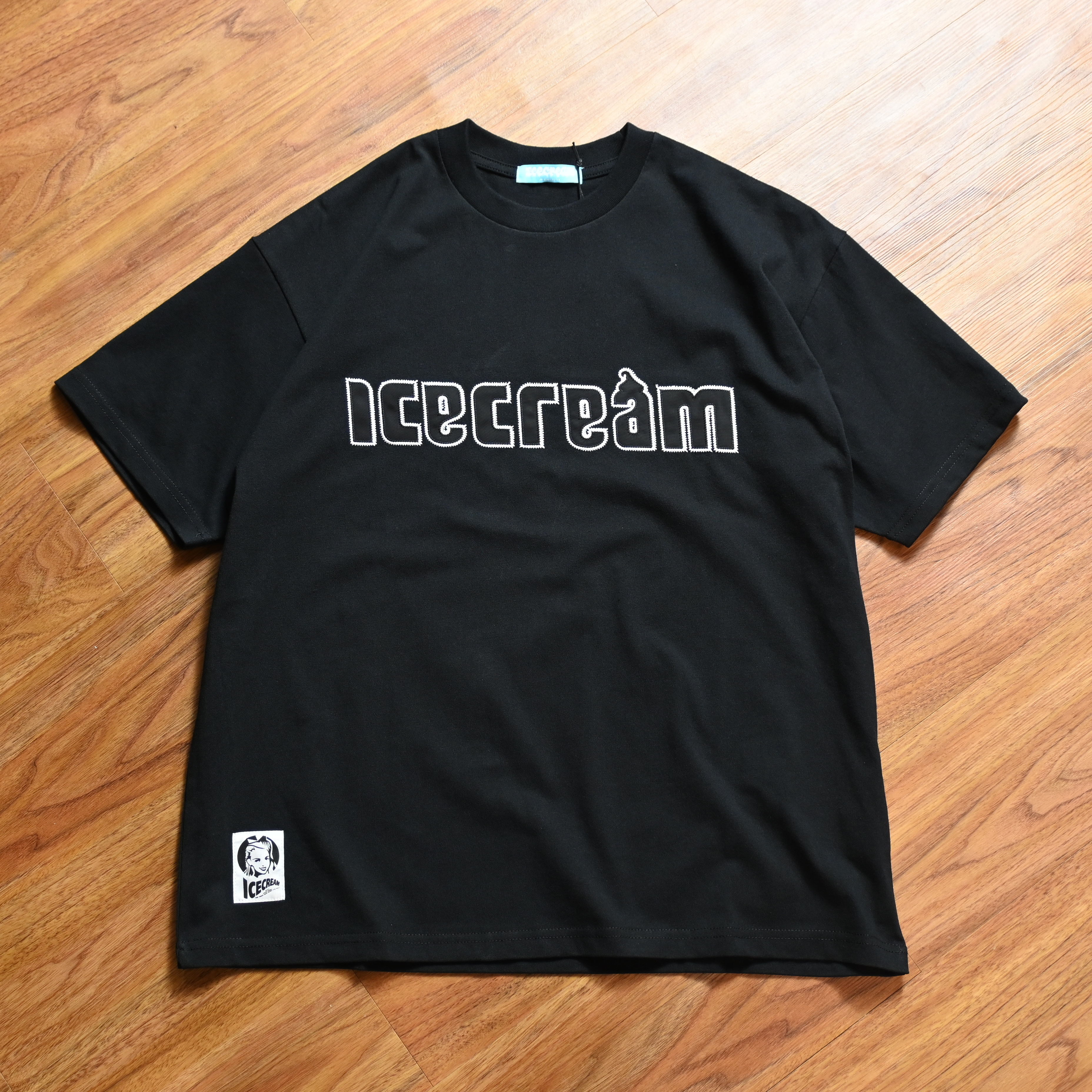 ICE CREAM EMB Logo Back Print Tee
